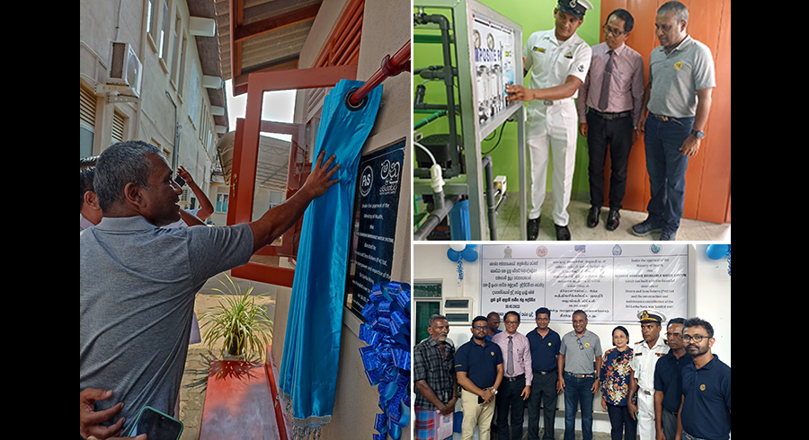 PS Donates Reverse Osmosis Plant to Trincomalee District General Hospital Under Manu Mehewara Initiative