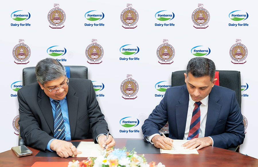 Fonterra Joins Hands with Wayamba University to Support modernisation of the Dairy Sector