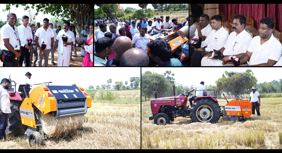 Revolution in Farming Shaktiman s Baler and Dhaan Mitram Rotavator Debut in Sri Lanka