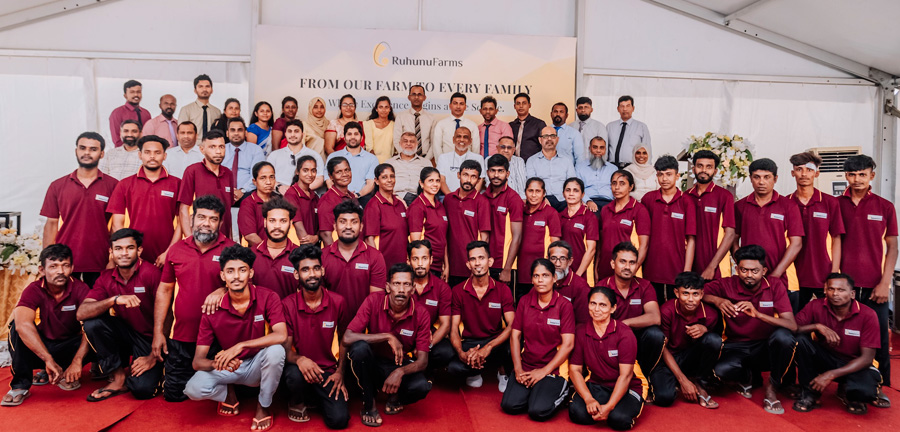 The team at Ruhunu Farms