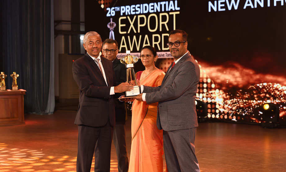 New Anthoney s Group emerged Best Exporter in Processed Food Category at Presidential Export Awards