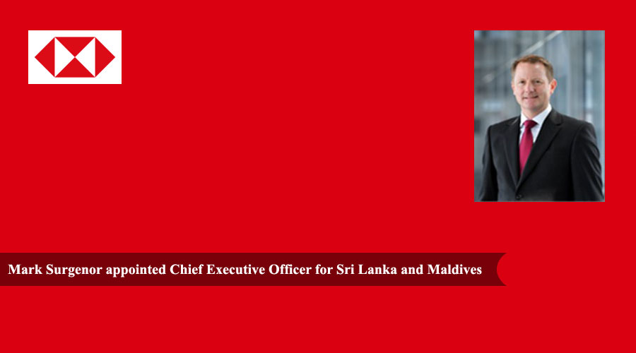Mark Surgenor appointed Chief Executive Officer for Sri Lanka and Maldives