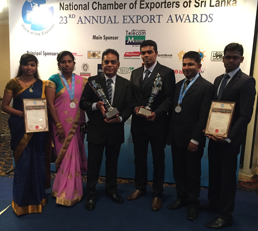 Nityakalyani and NJ Exports Wins NCE Award