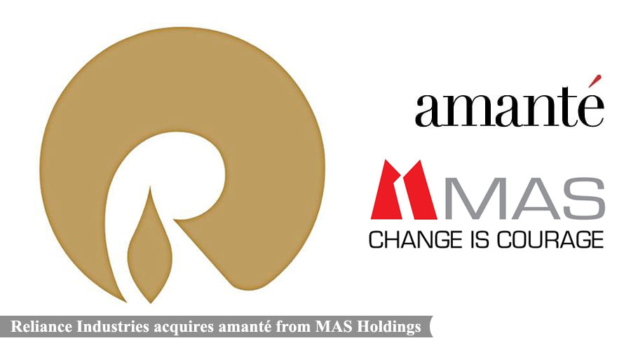 Reliance Industries acquires amante from MAS Holdings