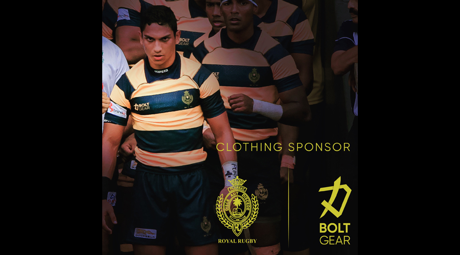 Bolt Gear the official Clothing Sponsor for Royal Rugby 2022