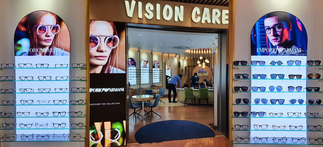 Vision Care newly refurbished Crescat branch brings the latest Emporio Armani eyewear collection