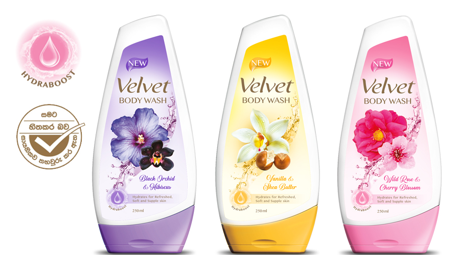 Velvet Body Wash relaunched in three new variants with Hydraboost technology for moisturization