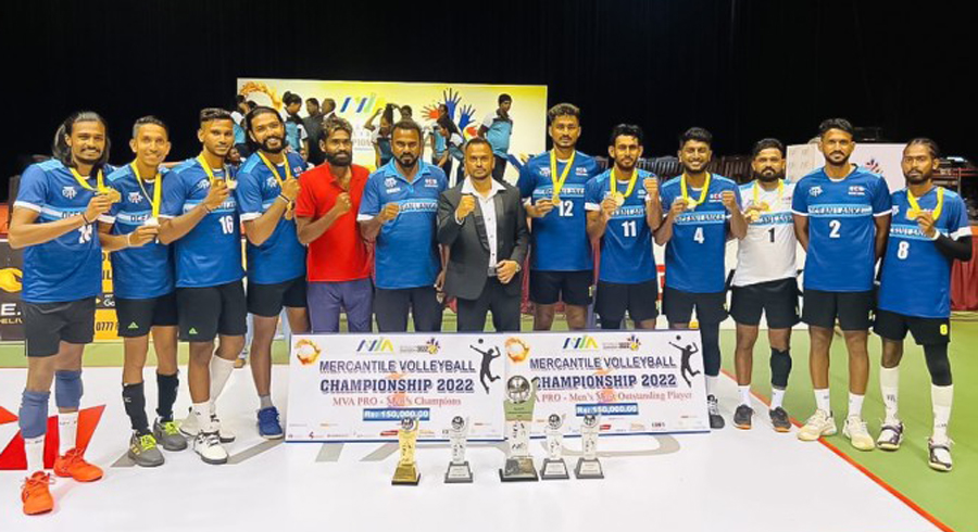 Ocean Lanka retains Mercantile Volleyball Championship