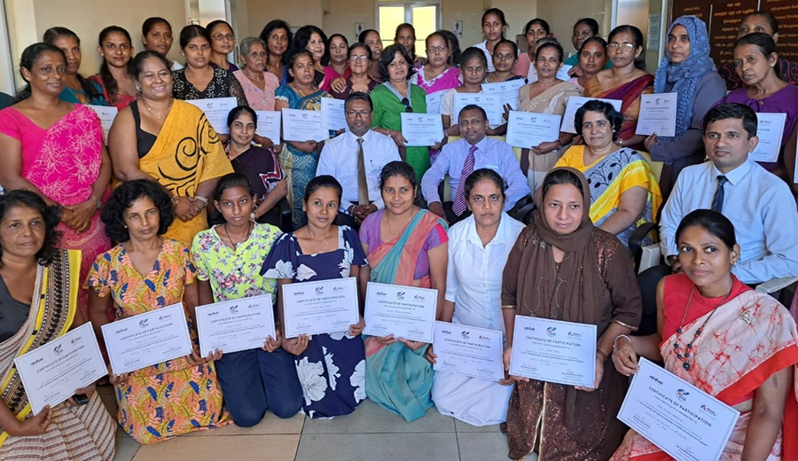 Diva s Dathata Diriyak Training Initiative Supports Women from 22 Divisional Secretariats inf Galle