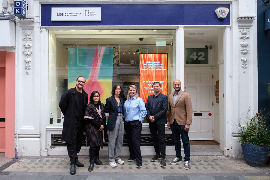 Sri Lankan handloom manufacturer Selyn pioneers blockchain technology with the The London College of Fashion