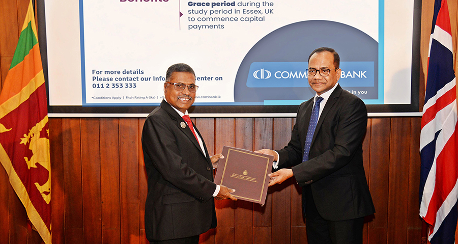 ComBank partners OUSL to offer loans up to Rs 10 mn. for Essex University degree programmes