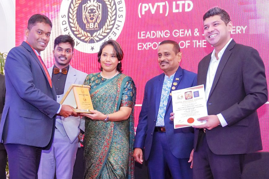 DHS Gems Jewellery wins Best Gem Jewellery Exporter of the Year award at Lanka Business Awards 2023