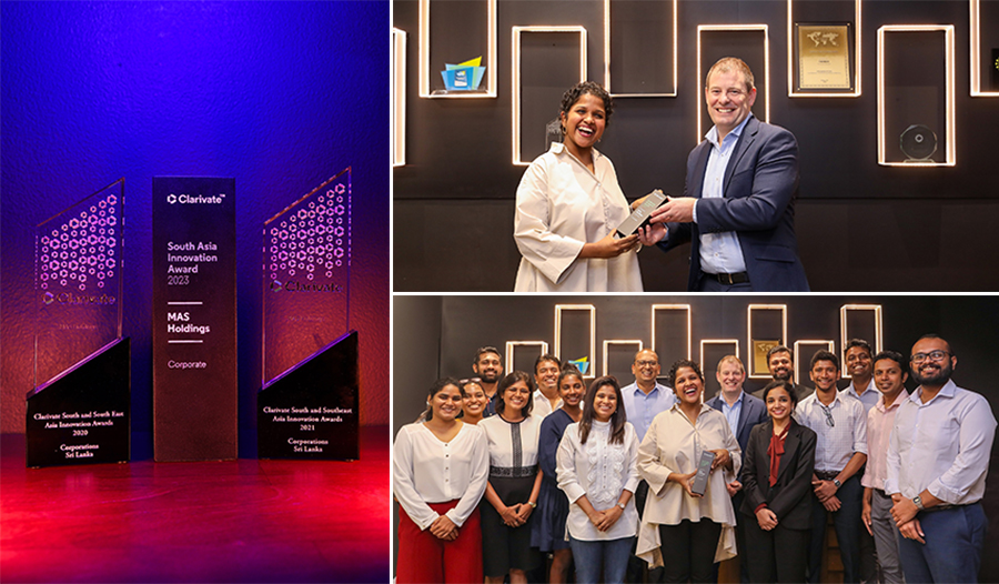 MAS Holdings Wins Prestigious Clarivate South Asia Innovation Award for Third Consecutive Year