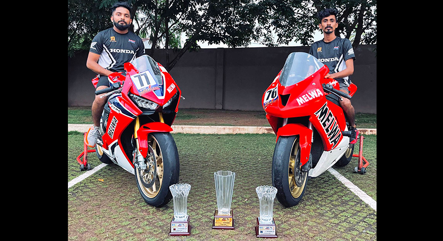 Sri Lankas premium steel manufacturer Melwa sponsors motorcycle racing with Rs. 10 million