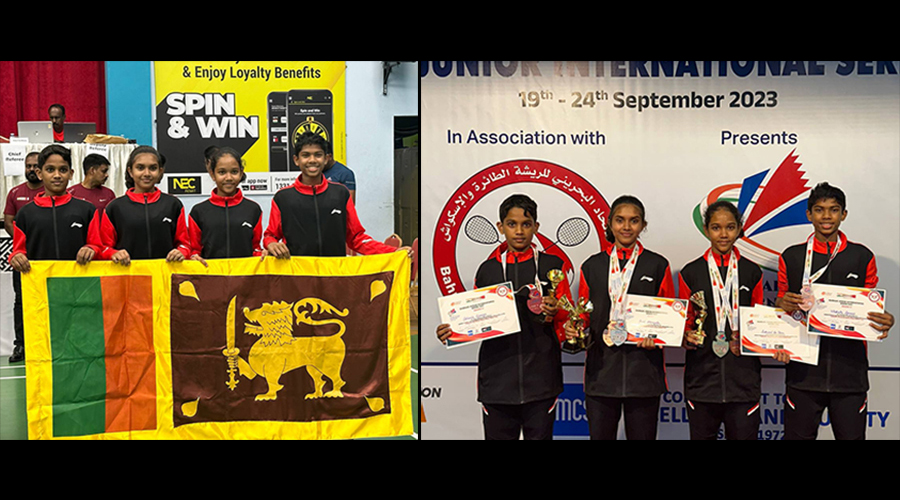Sri Lankan U 15 badminton players shine at Bahrain Junior International Series