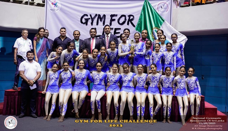 Young bridgetine gymnasts showcase their talents at gym for life challenge 2023