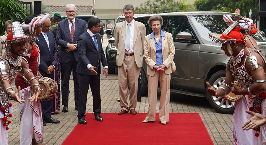 HRH Princess Anne visits MAS Holdings as the first stop on her Official Visit to Sri Lanka