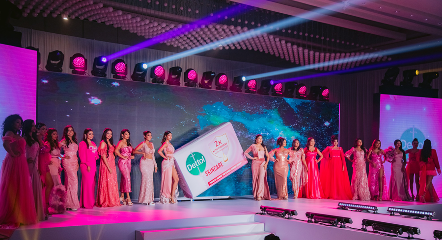 Dettol launches its latest skincare innovation with Sri Lanka s first influencer ramp walk at Beauty Pink Night