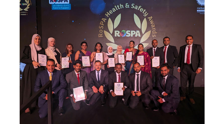 MAS Kreeda Secures 10 ROSPA Gold Awards for Outstanding Health Safety Performance