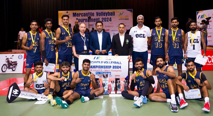 Ocean Lanka Clinches Super League Title at Mercantile Volleyball Championship 2024