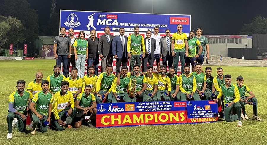 Hayleys Crowned Champions at the 32nd Singer MCA Super Premier League 2025