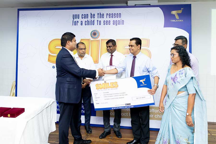 Thilakma City Pvt Ltd Launches Thilakma Smiles to Restore Sight for Children at Lady Ridgeway Hospital