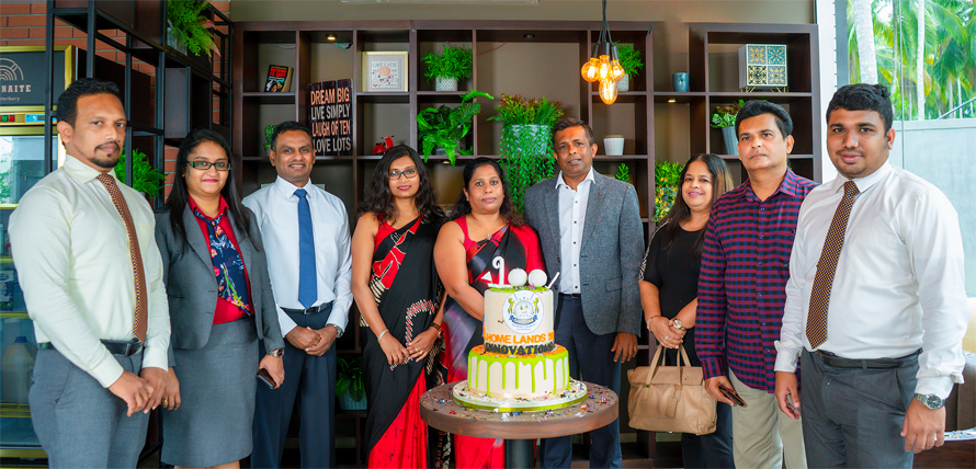 Home Lands group celebrating with 100 reservations within the last 50 days post pandemic