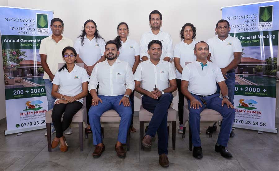 Kelsey Homes VERDANT VILLAS Negombo successful project completion conducts its first Annual General Meeting with the newly formed Owners Association