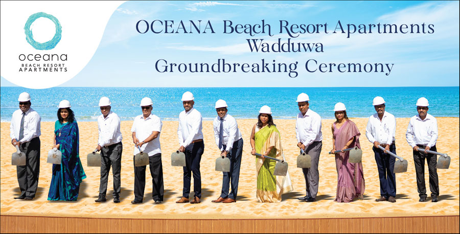 Home Lands Skyline breaks ground for their latest project Oceana Beach Resort Apartments Wadduwa