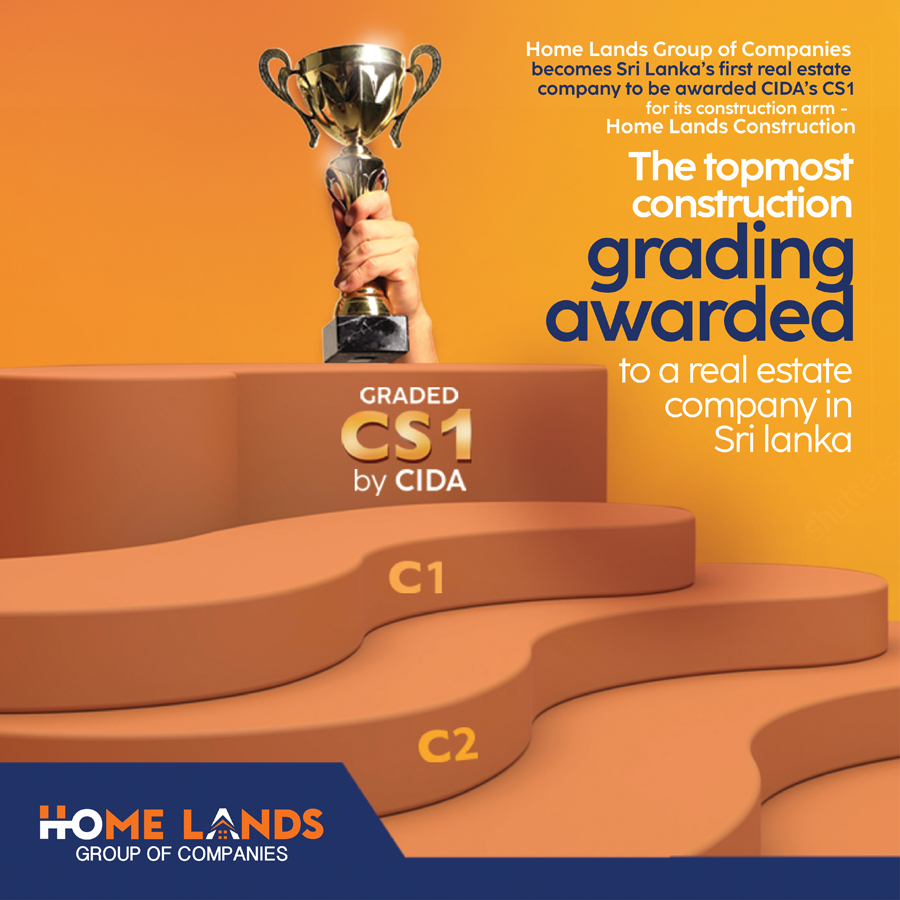 Home Lands Constructions recognized with the highest status standard of CS1 by CIDA