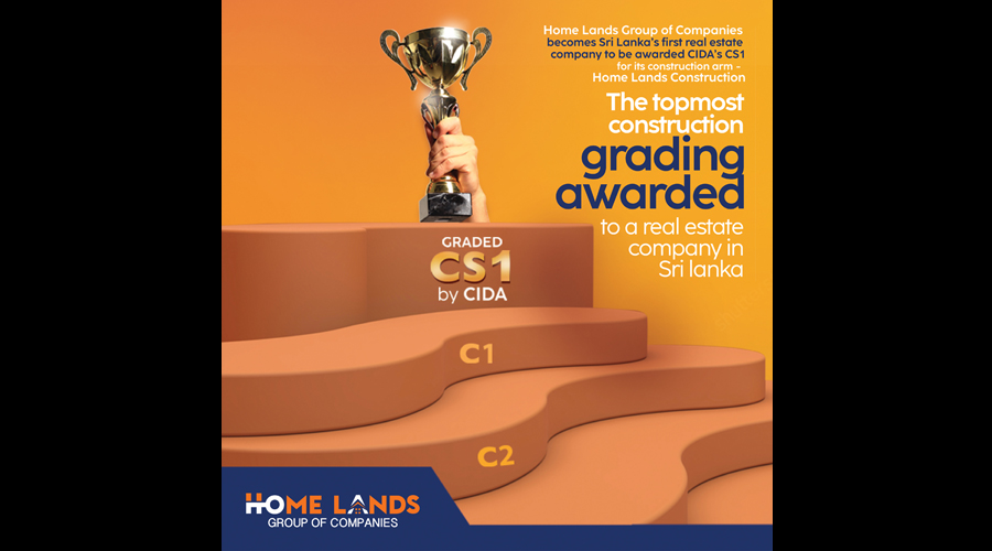 Home Lands Constructions recognized with the highest status standard of CS1
