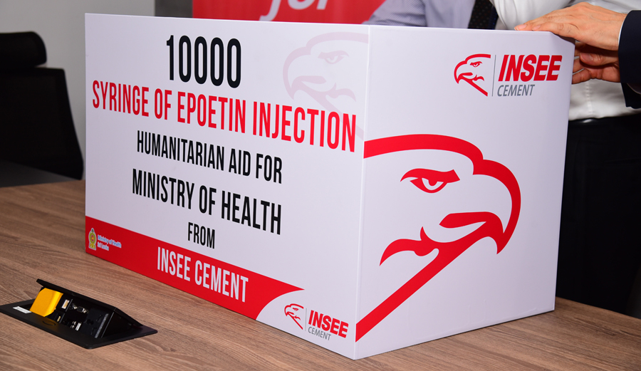 INSEE Cement Donates 10000 EPO Vaccinations for Anaemic Kidney Patients in Sri Lanka