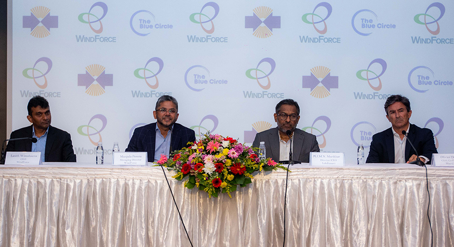 A Consortium of WindForce PLC Lakdhanavi Ltd and The Blue Circle Pte Ltd Embarks on a Groundbreaking Renewable Energy Venture