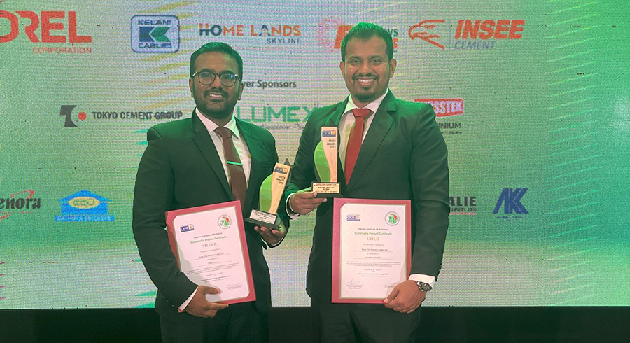 INSEE Cement Receives Prestigious Awards for Sustainable Leadership in the Sri Lankan Construction Industry