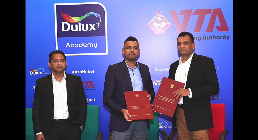 AkzoNobel Vocational Training Authority partnership to enhance skills of local painter community providing greater employment opportunities in Sri Lanka and abroad