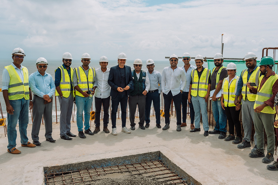 Southbeach Weligama completes superstructure on time complex billed for completion in 2024