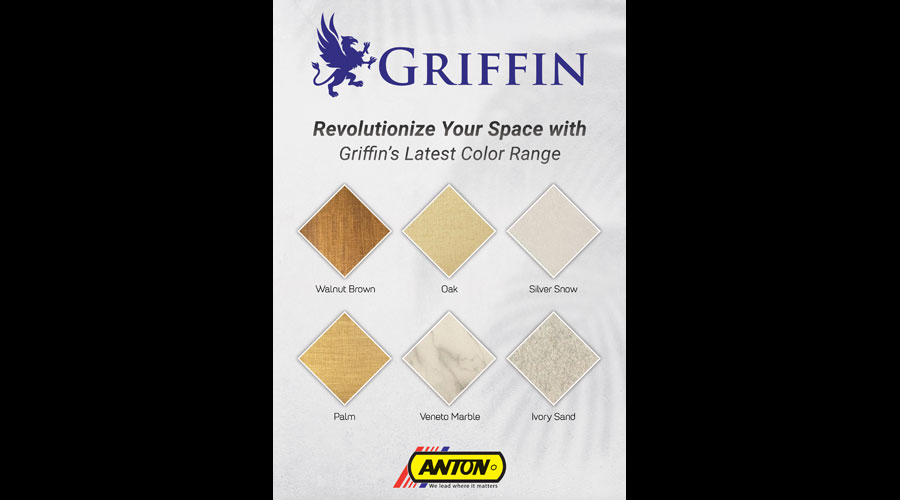 Unleash Your Design Potential Anton Relaunches Griffin Deco Board with Customizable Color Options