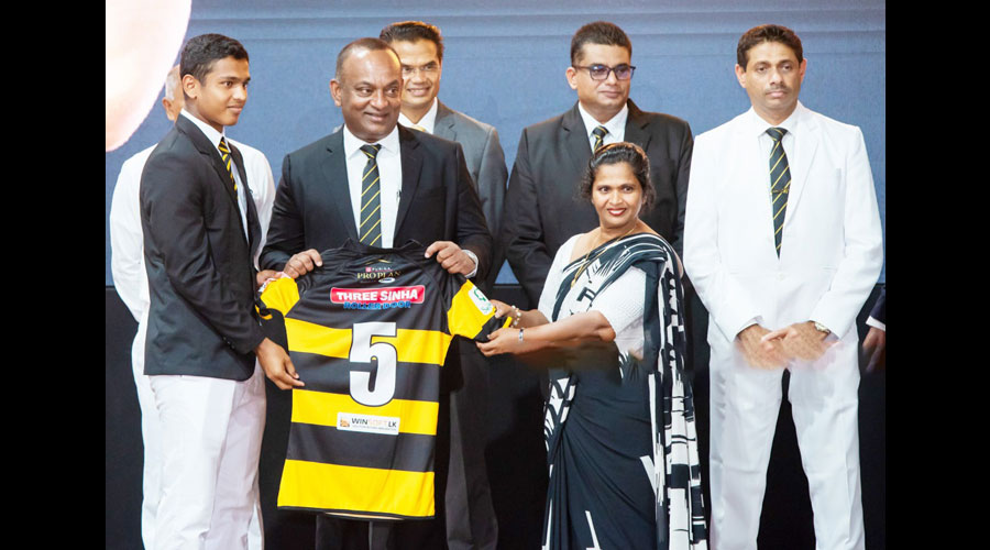 Three Sinha Industries proclaims Gold Sponsorship for D. S. Senanayake College Rugby Team