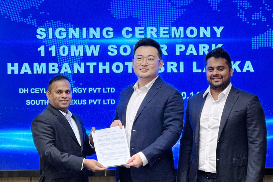 DH Ceylon Energy Pvt Ltd unveils Project Apollo A 110MW Solar Park to power Sri Lankas renewable energy future