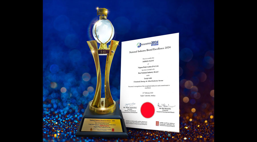 Nippon Paint Best National Industry Brand in Sri Lanka IDB