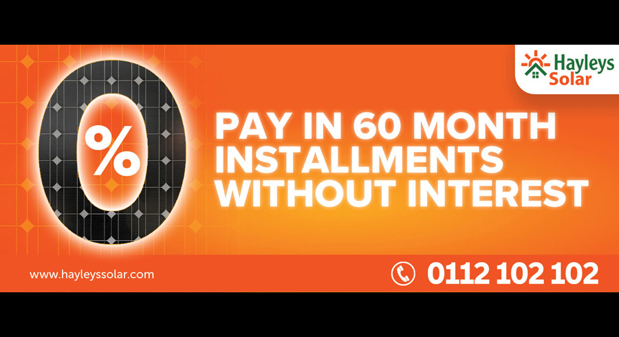 Hayleys Solar Introduces Exclusive Interest Free Installment Plans for HNB Cardholders