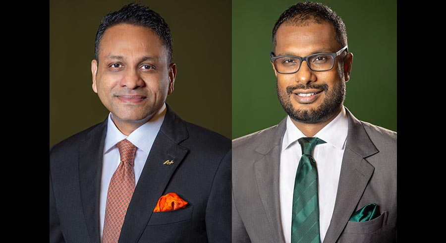 Mr. Aelian Gunawardene Founder and Managing Director of JAT Holdings PLC and Mr. Nishal Ferdinando Executive Director and CEO of JAT Holdings PLC