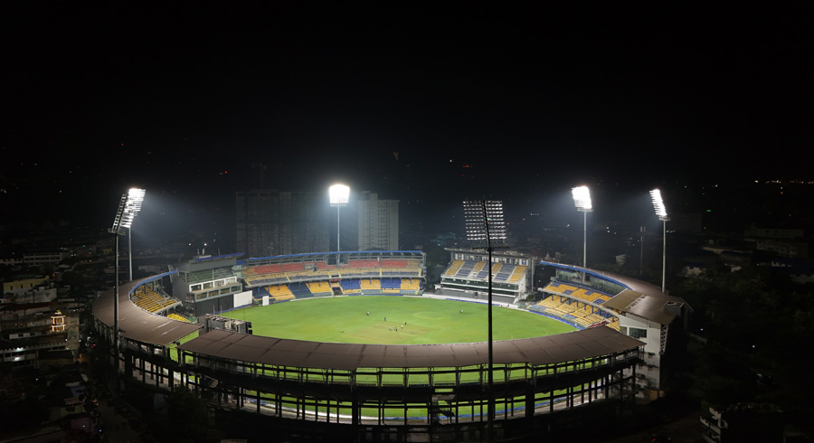 DIMO Installs Sri Lankas First ICC Compliant LED Floodlights for Stadiums