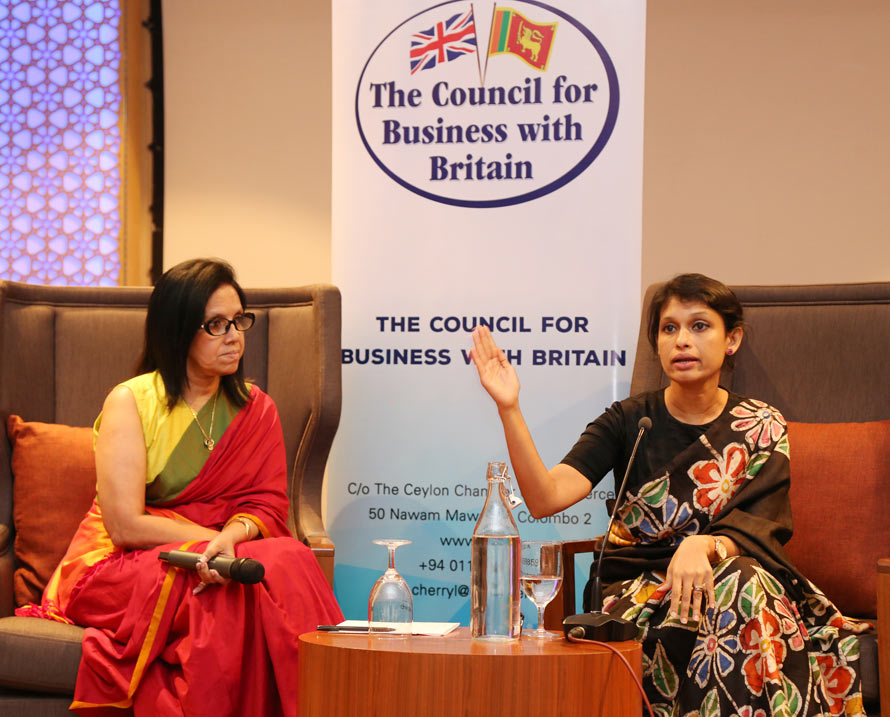 Unilever Sri Lanka s NIlushi Jayatileke delivers address on Responsible Marketing in Today s Social Media Landscape at the Breakfast Seminar organized by the Council for Business with Britain