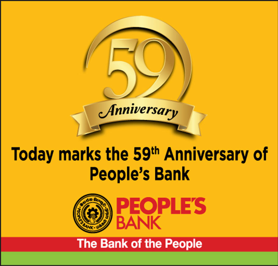 Peoples Bank celebrates 59 years of devotion to the people of Sri Lanka