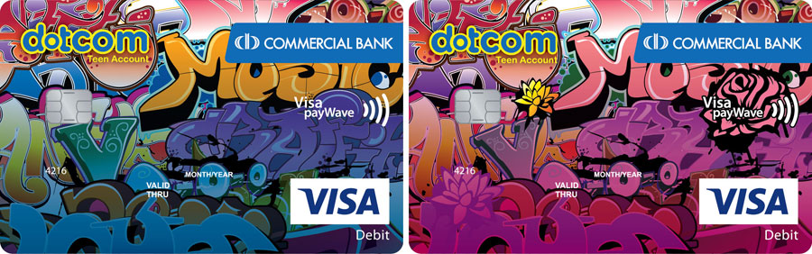 ComBank offers free Debit Cards to Teens opening new Dotcom Savings Accounts