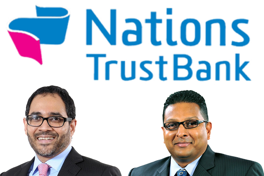 Gihan Cooray Chariman Nations Trust Bank and Priyantha Talwatte CEO Director Nations Trust Bank Left to Right