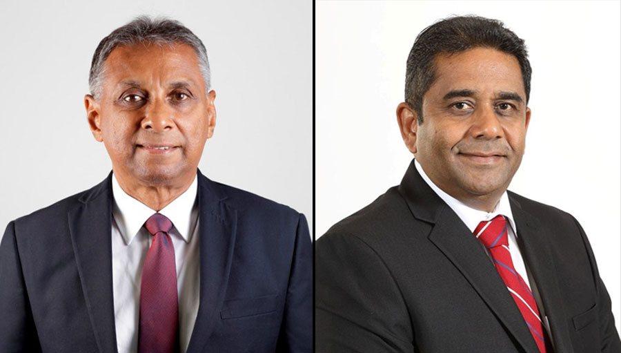 Ravi Dias Chairman of Seylan Bank and Kapila Ariyaratne Director CEO of Seylan Bank