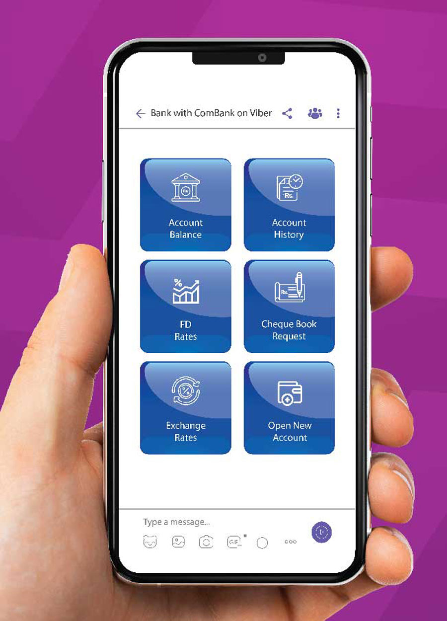 ComBank introduces banking services via Viber to Sri Lanka