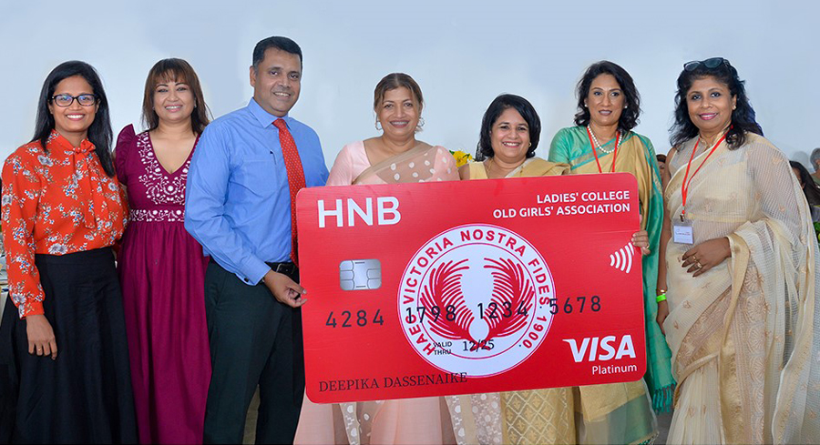 HNB launches Affinity Credit Cards packed with benefits for the members of Ladies College OGA